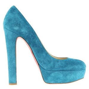Christian Louboutin Bibi 140 Tanzanite Platform Pumps
